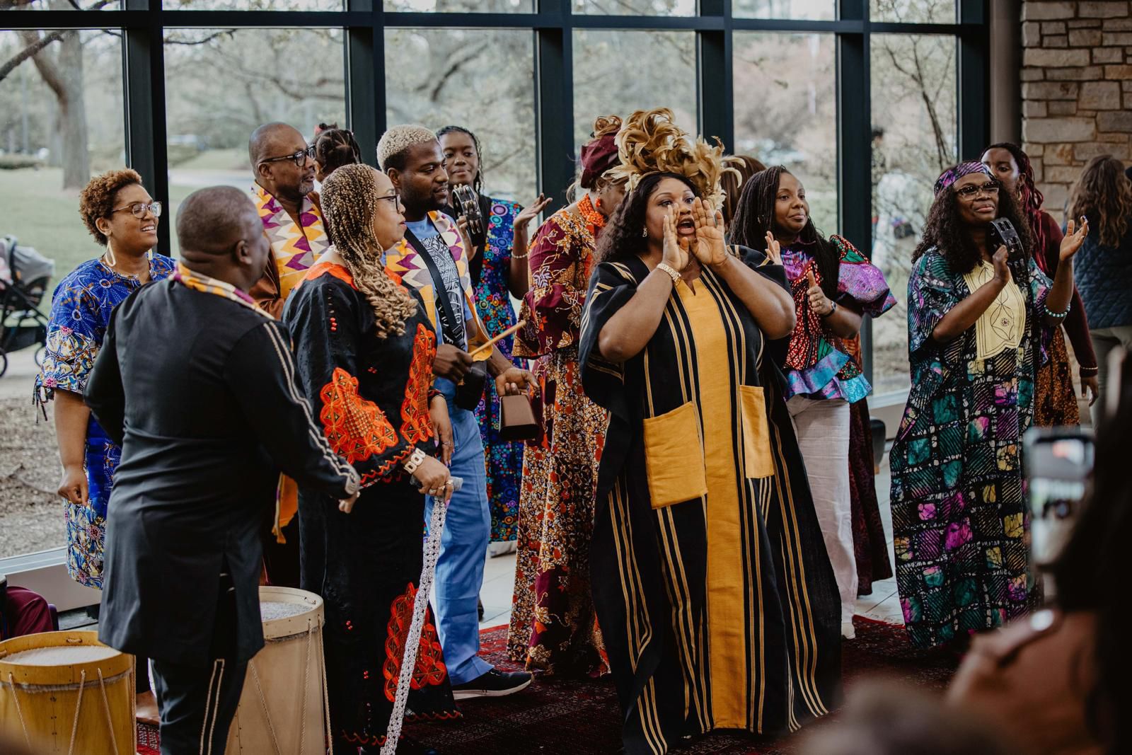 Bam-Dee with the worship community